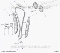 CAM CHAIN AND SPROCKET