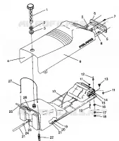 SITZ   GASBEHÄLTER ASSEMBLY XLT 0940767, XLT SP 0940667   XLT SKS 0940567 (4925022502003A)
