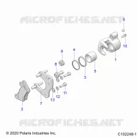 BRAKES, BRAKE BREMSZANGE VORNE