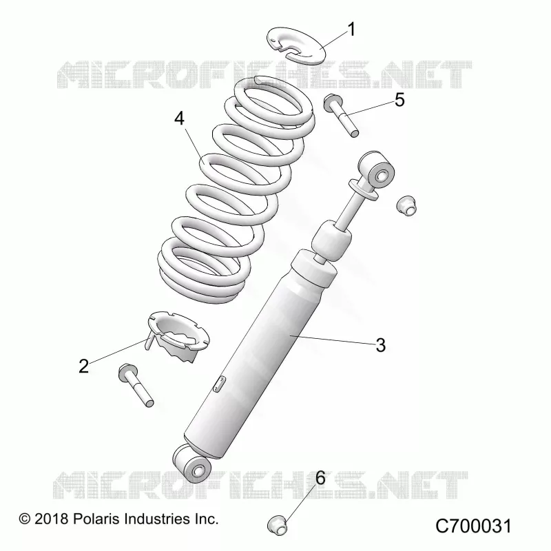 SUSPENSION, FRONT SHOCK MOUNTING