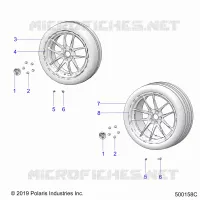 RADS, FRONT AND REAR (R MODELS)