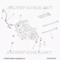 ANTRIEB, GEARCASE, REAR, MOUNTING