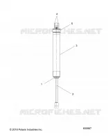 SUSPENSION, SCHOCK, REAR TRACK