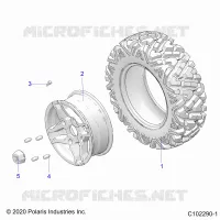 RADS, FRONT TIRE