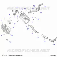ANTRIEB, CLUTCH COVER AND DUCTING
