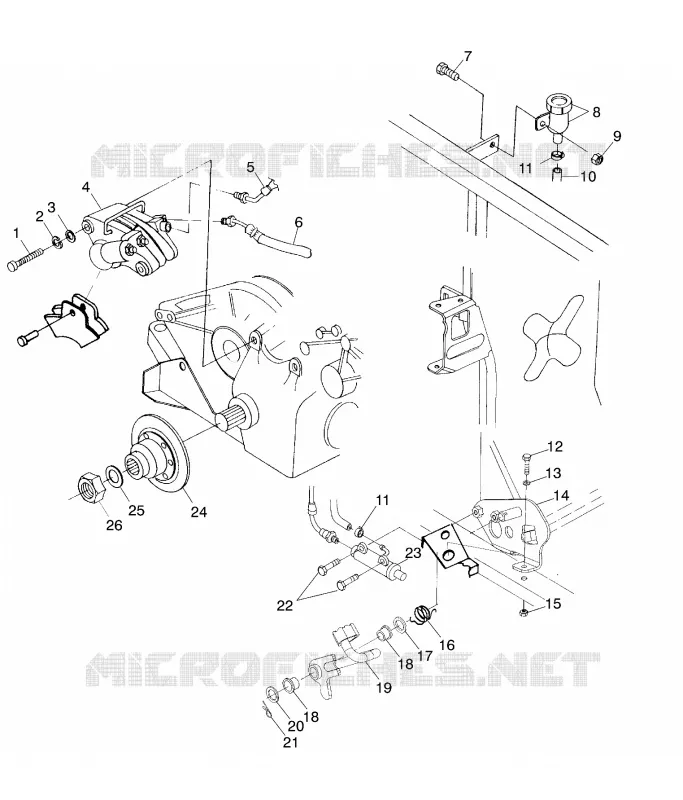 HINTERBREMSE/FOOT PEDAL