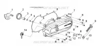 MOTOR, CLUTCH COVER AND KICK START