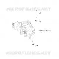 ANTRIEB, GEARCASE MOUNTING, FRONT