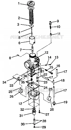 VERGASER 440 XCR SP 0941660 (4927082708037A)