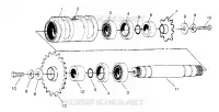 CENTER TIGHTENER ASSEMBLY 6X6 400L, U.S. W 958740, SWEDISH S958740 AND NORW (4930273027C005)