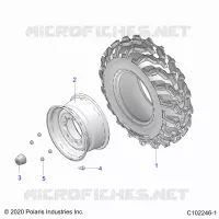 RADS, FRONT TIRE