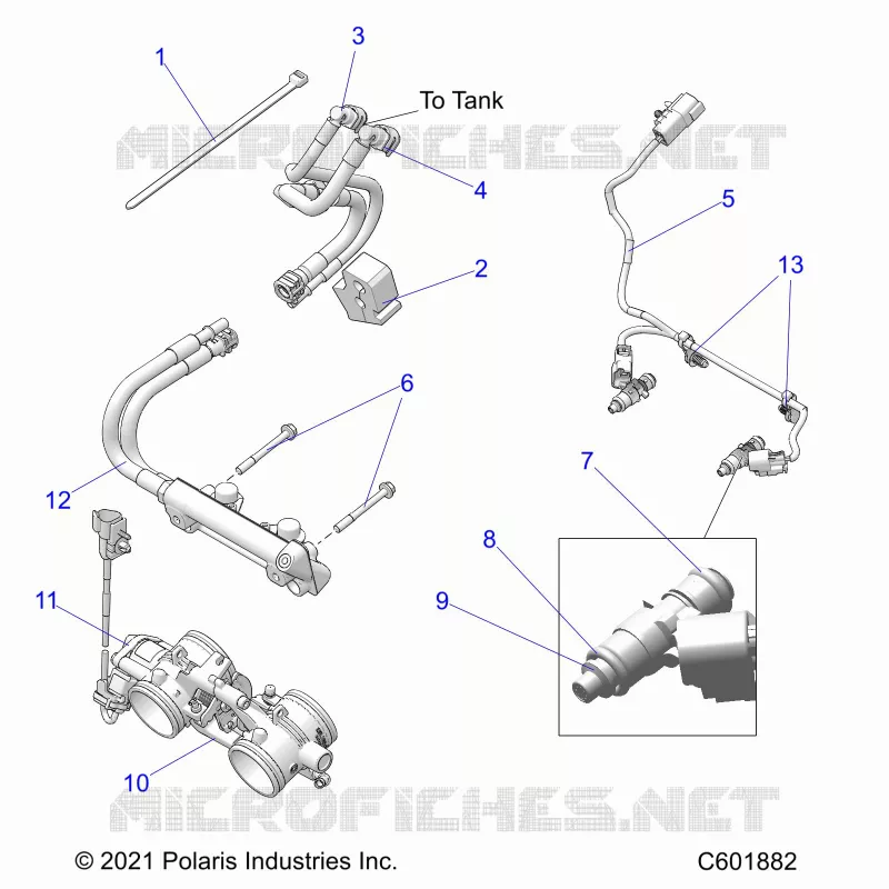KRAFTSTOFFSYSTEM, RAIL, LINES AND THROTTLE BODY