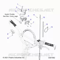 MOTOR, THROTTLE CONTROL ASM.