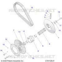 ANTRIEB, SECONDARY CLUTCH/BELT