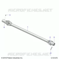 ANTRIEB, PROP SHAFT, FRONT