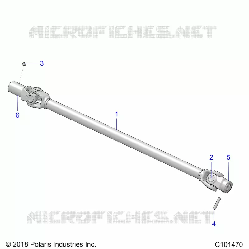 ANTRIEB, PROP SHAFT, FRONT