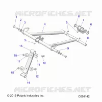 SUSPENSION, FRONT DREHMOMENTARM
