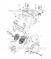 RÃŒCKZUG STARTER AND BLOWER HOUSING (4910931093024A)