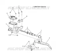 VORDERBREMSE BREMSE LEVER AND MASTER CYLINDER