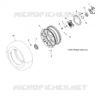 RADS, FRONT AND HUB