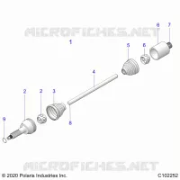 ANTRIEB, DRIVE SHAFT, MIDDLE