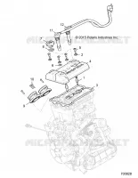 DROSSELKLAPPENGEHÃ„USE AND VALVE COVER