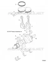 ENGINE, KURBELWELLE AND PISTON