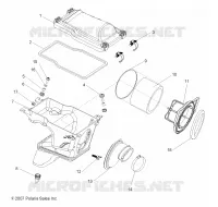 MOTOR, LUFTEINLASS SYSTEM