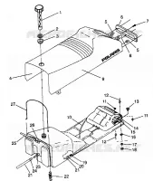 SITZ   GASBEHÄLTER ASSEMBLY XLT 0940767, XLT SP 0940667   XLT SKS 0940567 (4925022502003A)