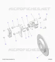 BRAKES, BREMSZANGE HINTEN