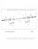 ANTRIEB, HALF SHAFT, FRONT