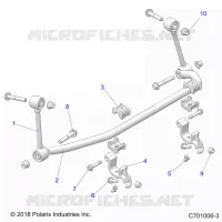 SUSPENSION, FRONT STABILISATORSTANGE- Z21NAE99AC/AK/BC/BK/K99AG/AP/BG/BP (C701006-3)