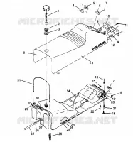 SITZ   GASBEHÄLTER ASSEMBLY  TRAIL 0952761 (4928862886A009)