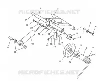 HINTER Drehmomentarm XLT SP/0930667 (4923012301024A)