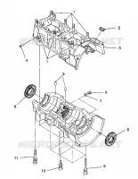 CRANKCASE ASSEMBLY WIDETRAK / 0932064 (4922982298030A)