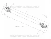 DRIVE TRAIN, KARDANWELLE, FRONT