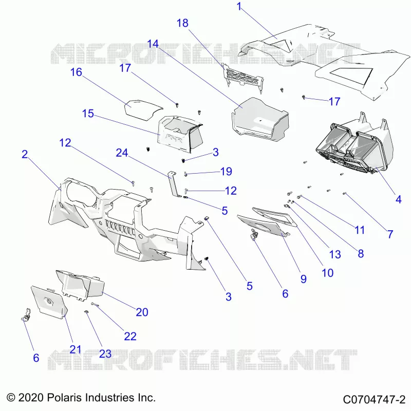 INSTRUMENTENTAFEL AND GLOVEBOX