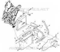 FRONTSCHÜRZE   SHIELDS Sport 400L W97BA38C and Trail Blazer W97BA25C (4940124012A007)