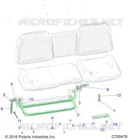 SITZ ASM. REAR FRAME