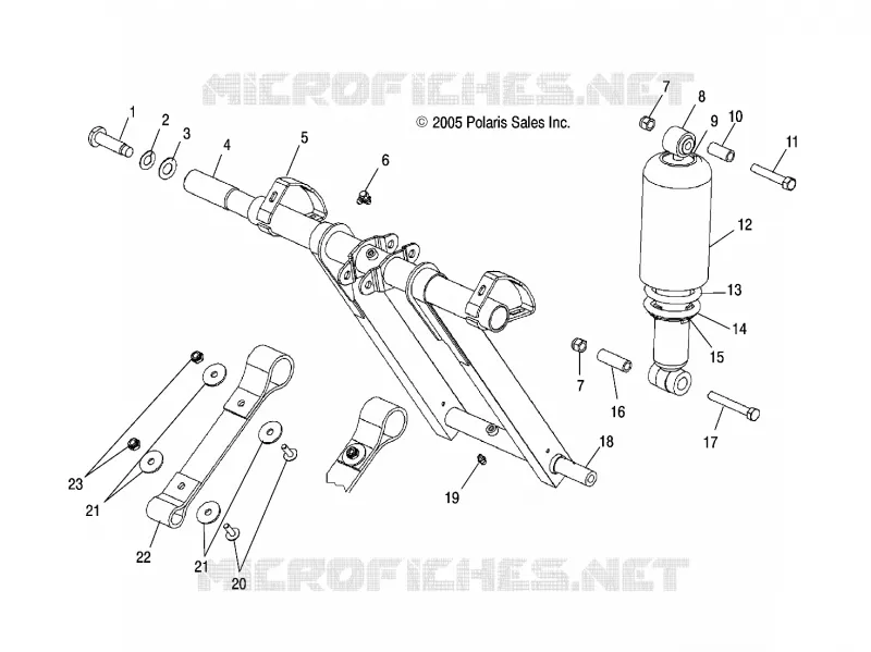 FRONT Drehmomentarm