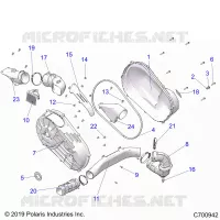 ANTRIEB, CLUTCH COVER AND DUCTING