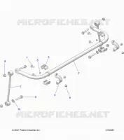 SUSPENSION, REAR STABILISATORSTANGE