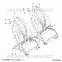 SITZ BELT MOUNTING, REAR