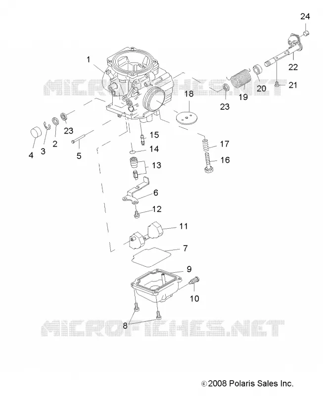 MOTOR, VERGASER, LOWER