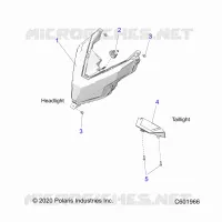 ELEKTRIC, HEADLIGHT AND TAILLIGHT