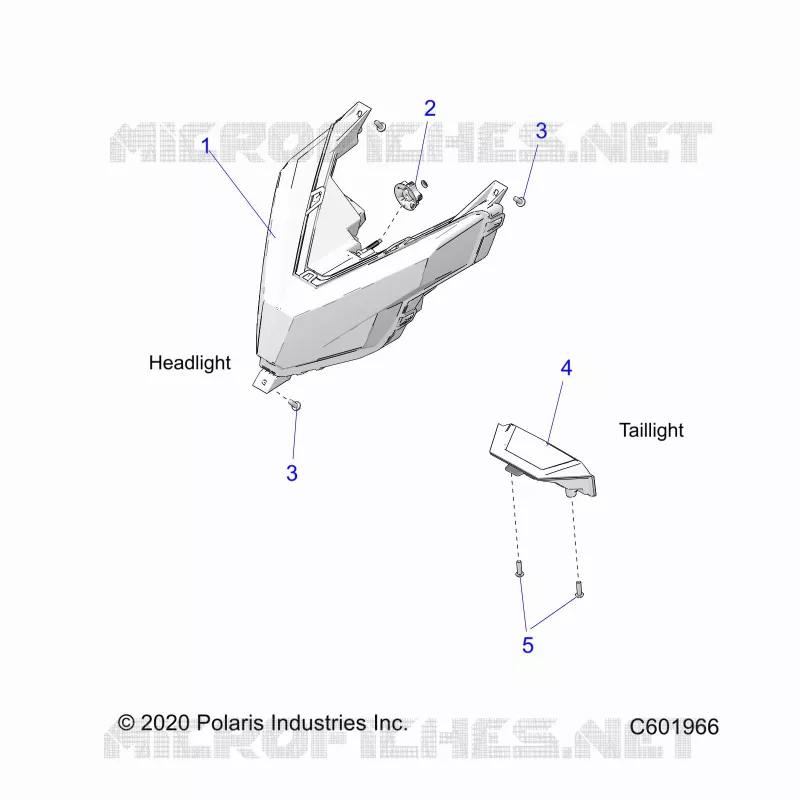 ELEKTRIC, HEADLIGHT AND TAILLIGHT