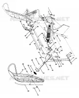 FRONT SUSPENSION AND SKI SPORT, TRAIL, 400 AND 600 (4912701270007A)