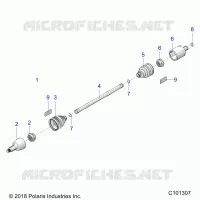 DRIVE TRAIN, ANTRIEBSWELLE, FRONT