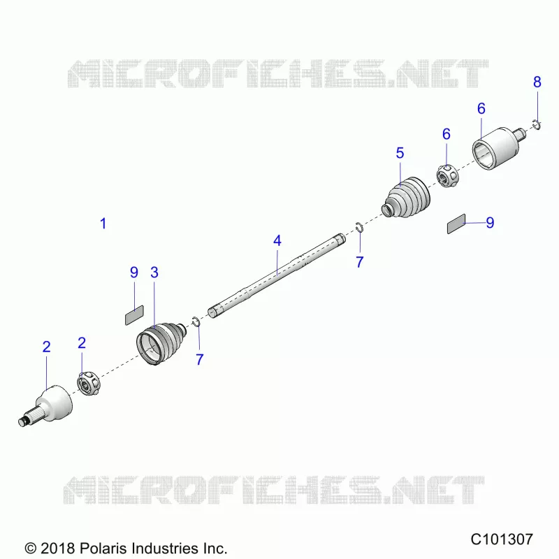 DRIVE TRAIN, ANTRIEBSWELLE, FRONT
