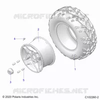RADS, REAR TIRE